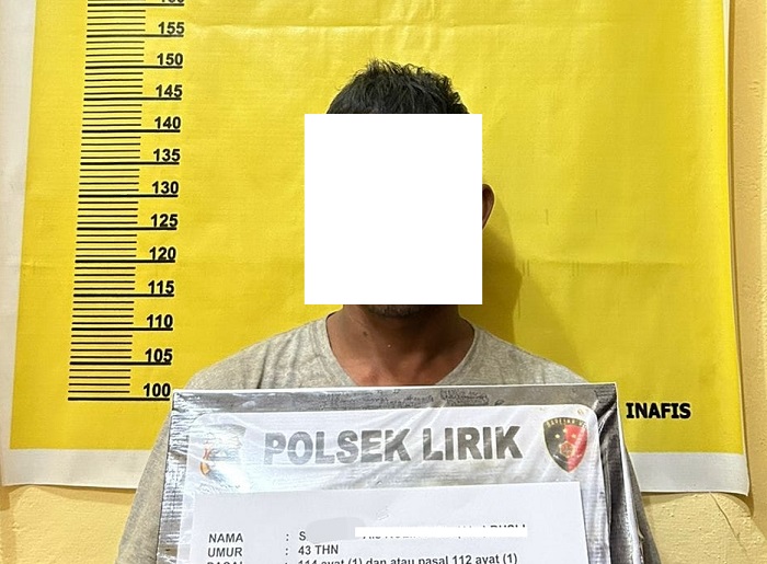 Bawa Paket Sabu, Sopir Truk Diringkus Polsek Lirik Inhu