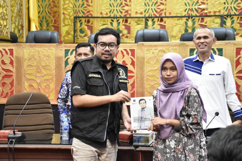 Kunjungan Badan Legislatif Mahasiswa Caltex Riau di Terima Ginda Burnama.