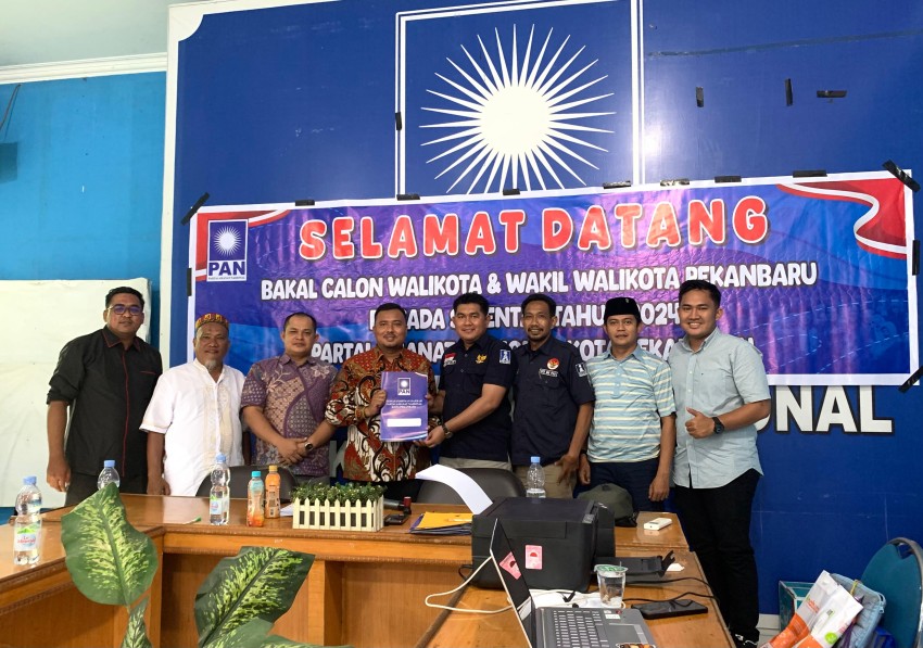 7 Kandidat  Walikota dan Wakil Ambil Formulir di DPD PAN Kota Pekanbaru