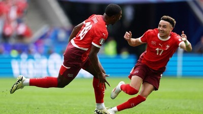 Hasil Euro 2024: Swiss Tekuk Hungaria 3-1