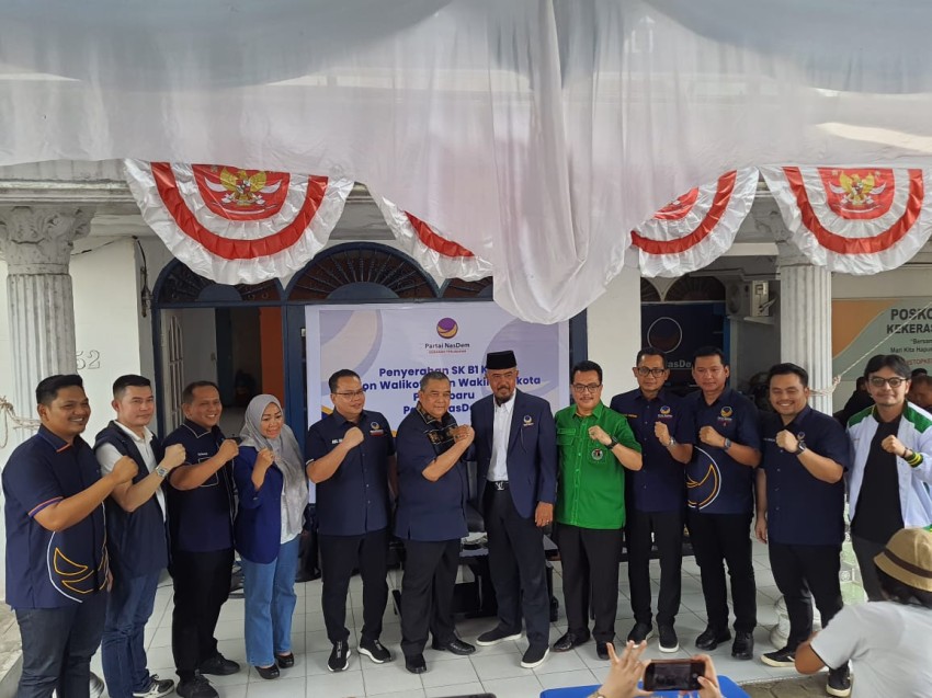 Nasdem Usung Edi Natar dan Destrayani Bibra di Pilkada Pekanbaru 2024