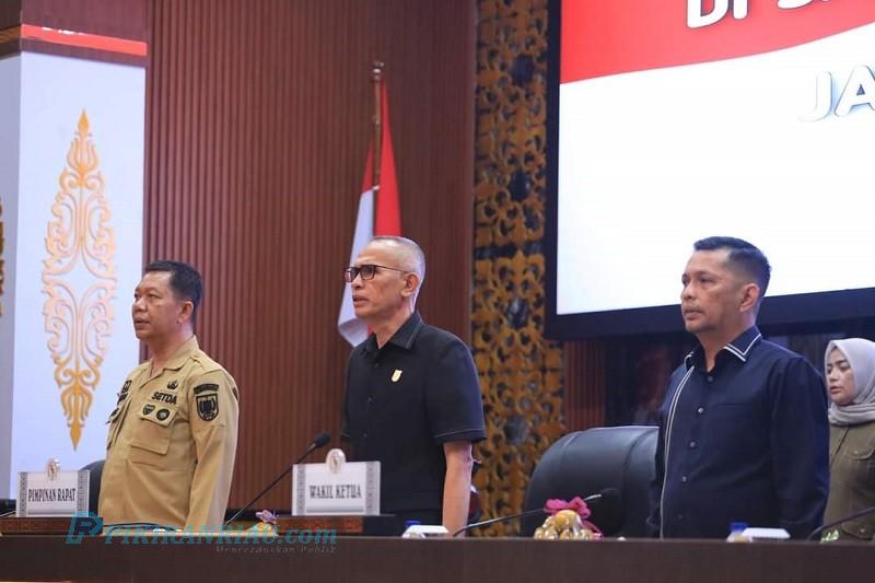 Melalui Rapat Paripurna, Pemko Pekanbaru Sampaikan Jawaban Terhadap Pandangan Umum Fraksi Terkait 2 Ranperda