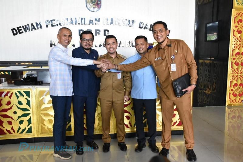 DPRD Pekanbaru Sambut Kunjungan Silaturrahmi Pj Walikota Risnandar yang Baru Dilantik