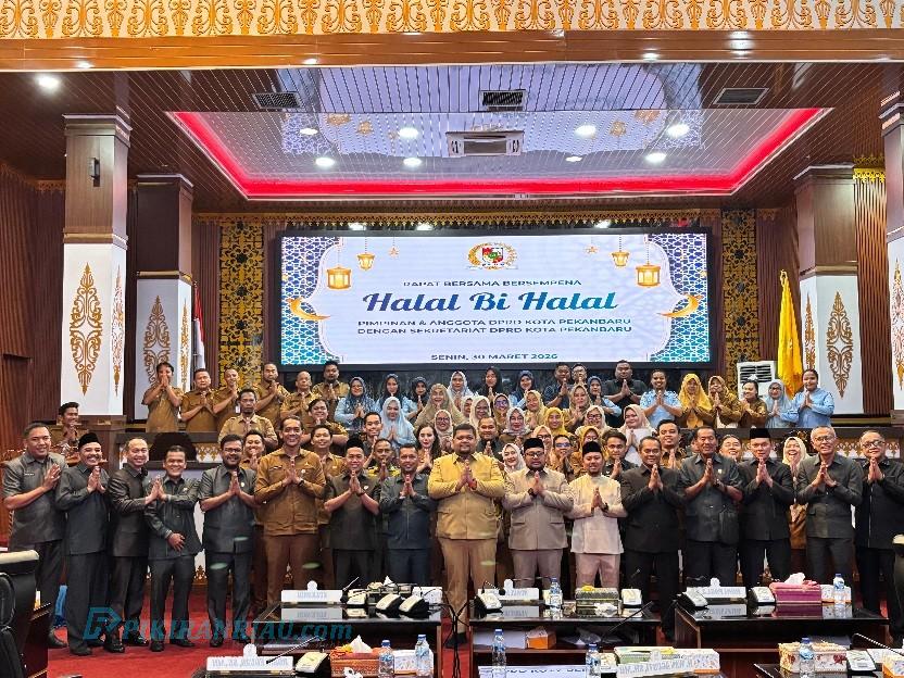 DPRD Pekanbaru dan Sekretariat Gelar Halal Bi Halal Idulfitri