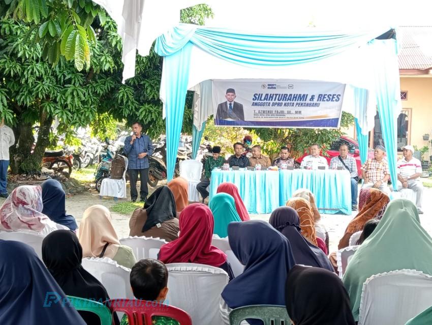 Reses Tengku Azwendi Fajri di Tangkerang Utara, Masyarakat Minta Infrastruktur dan Penguatan Ekonomi