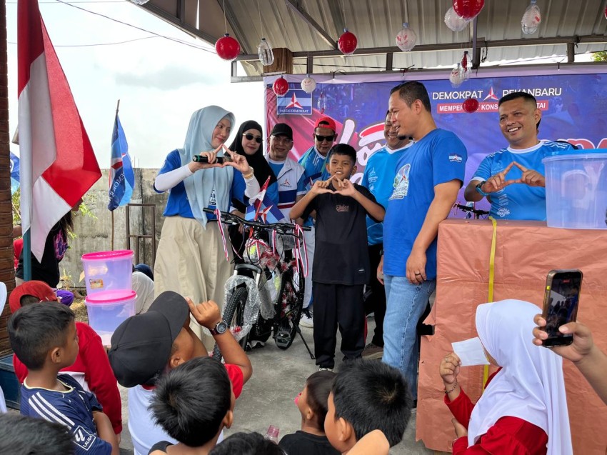 Rayakan HUT RI Ke 81, Demokrat  Yakin Pekanbaru Akan Lebih Sejahtera